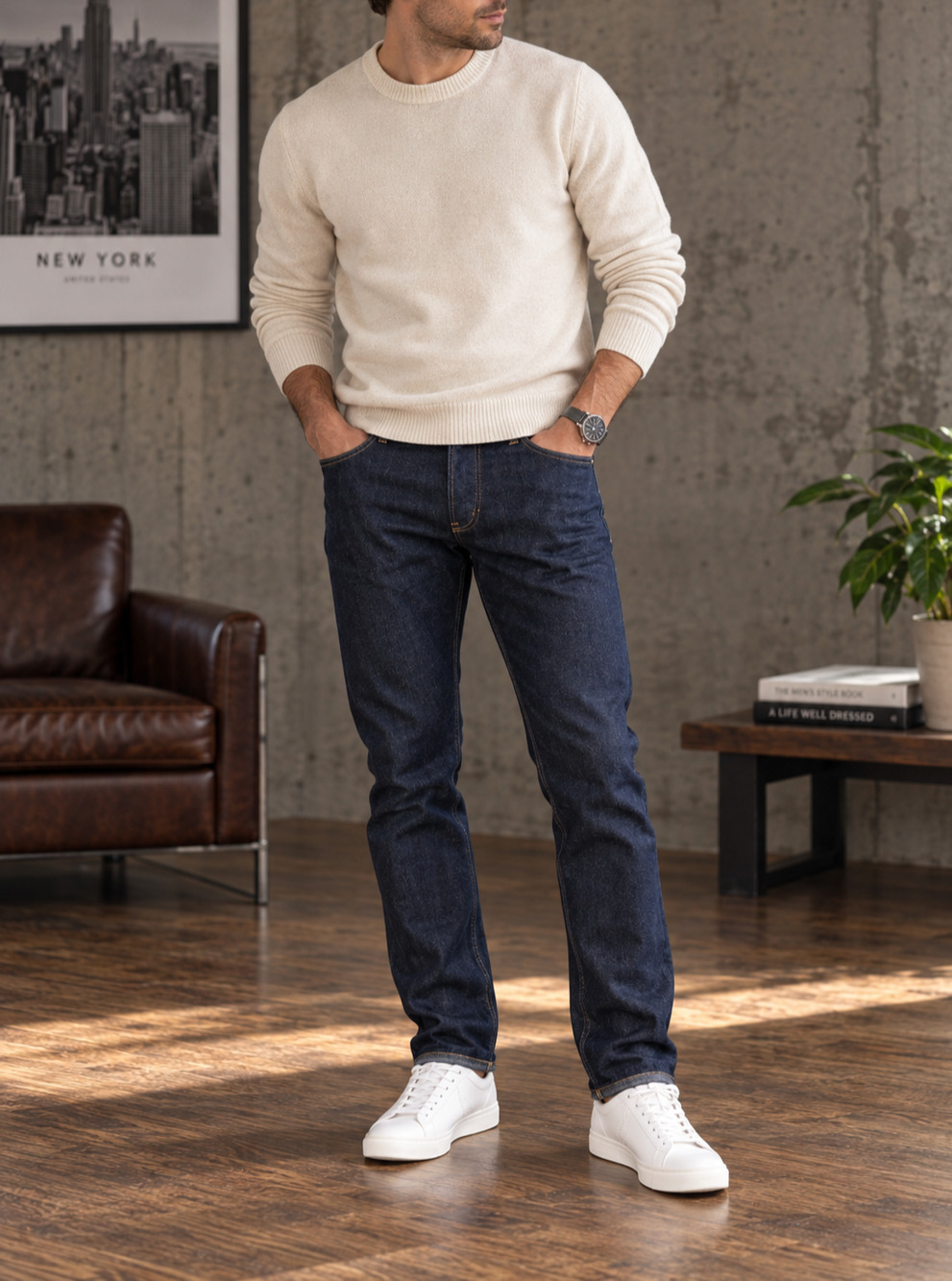 Rag & Bone Fit 2 Skinny Jeans Mens 32x32 Raw Selvedge Denim USA Made NWOT